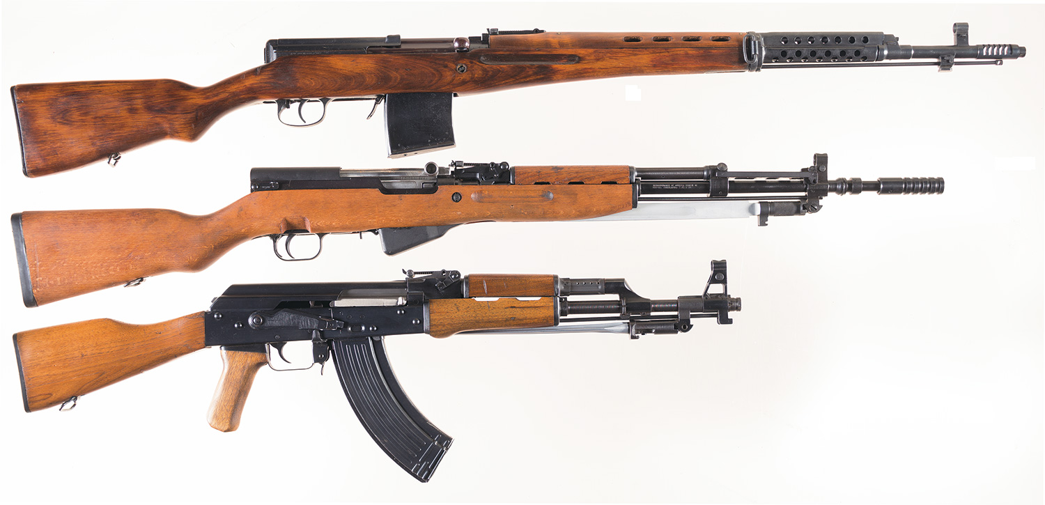 Three Semi-Automatic Military Style Rifles