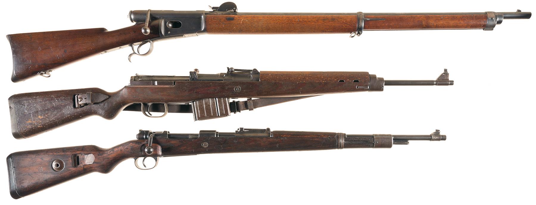 Three European Military Rifles