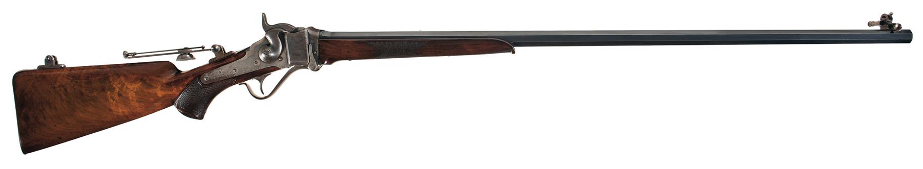 Very Rare Documented Sharps Model 1874 No. 1 Creedmoor Rifle