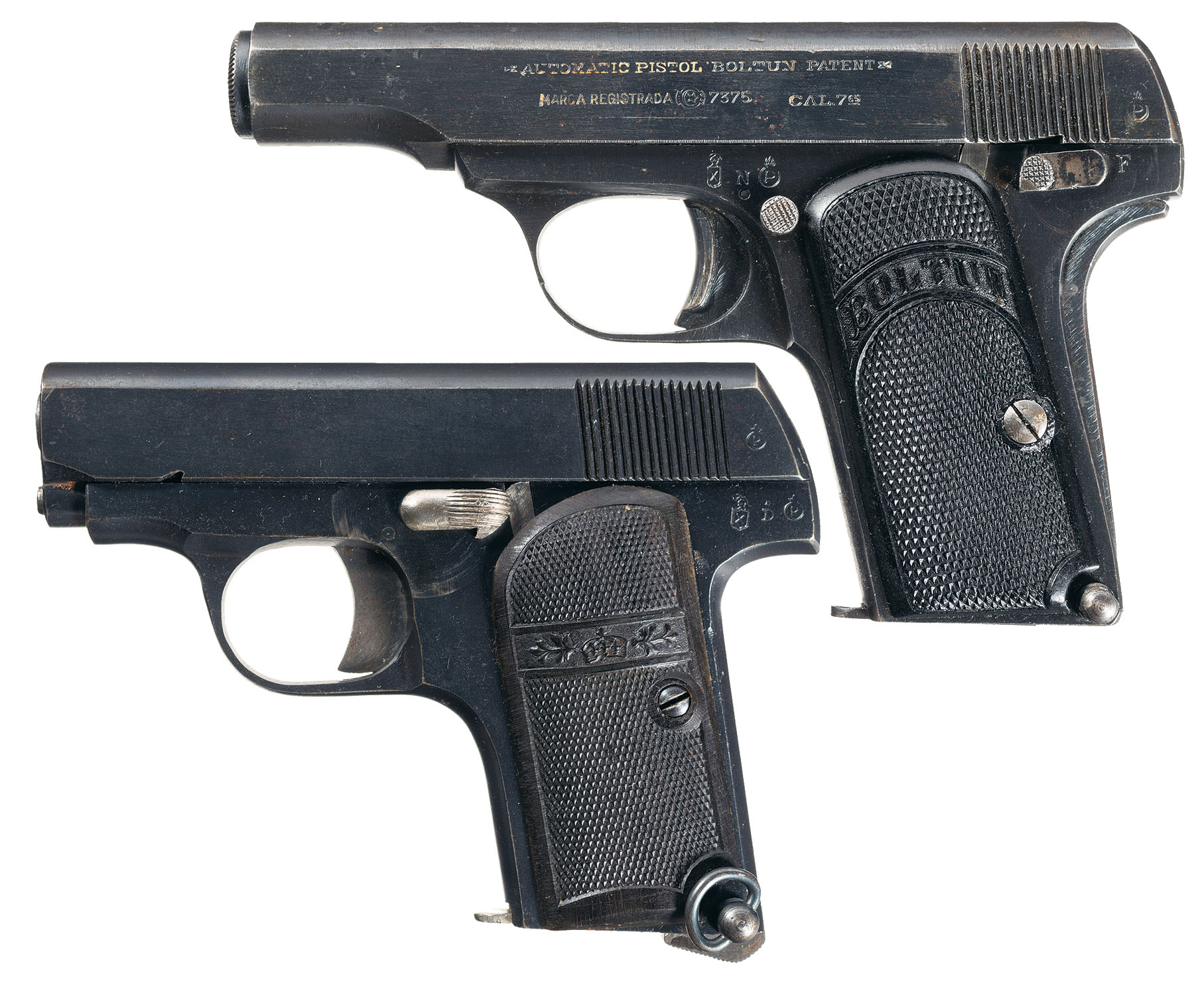 Two Spanish SemiAutomatic Pistols