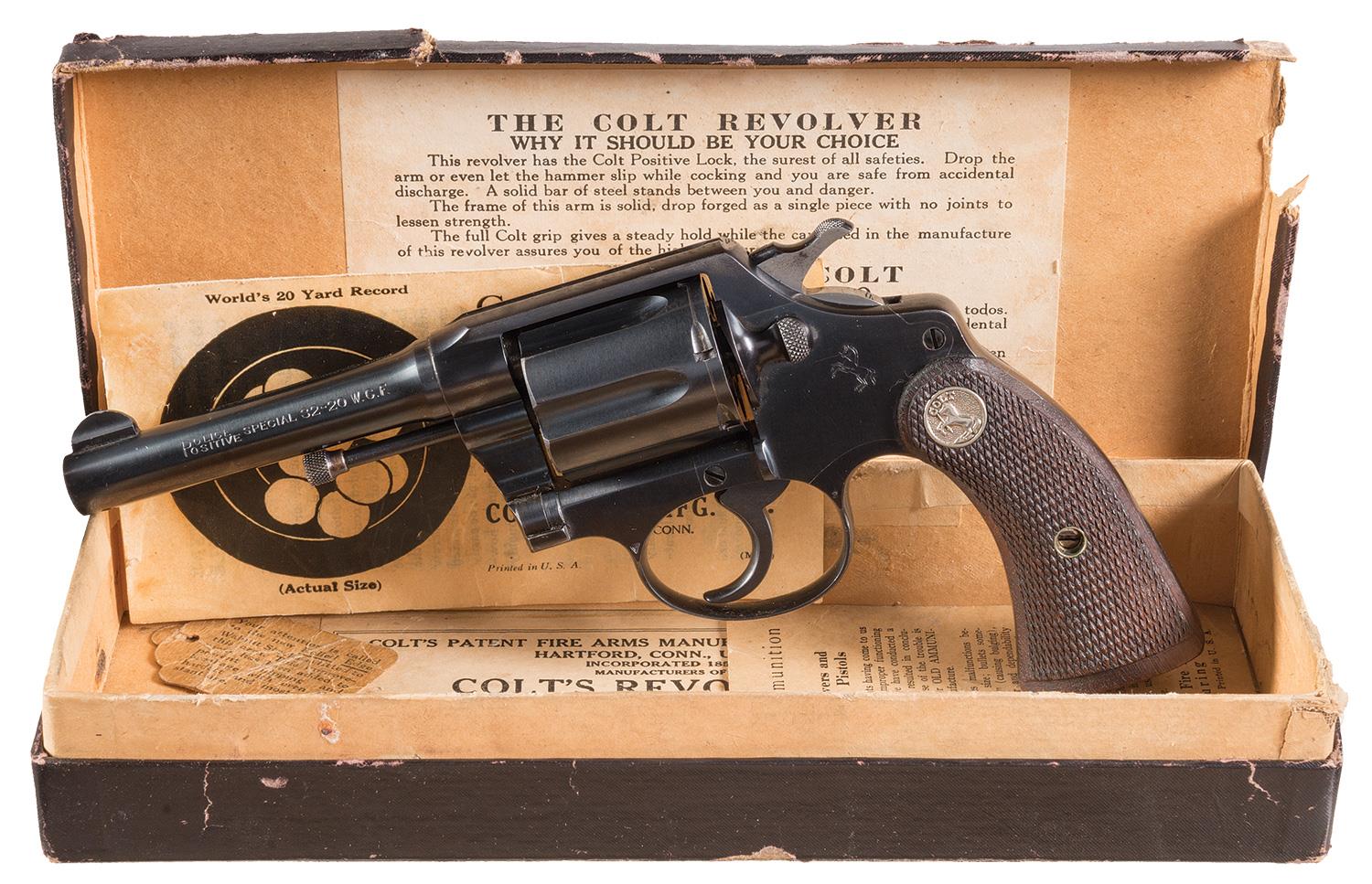 Colt Police Positive Special Revolver 32 20 Wcf 7319