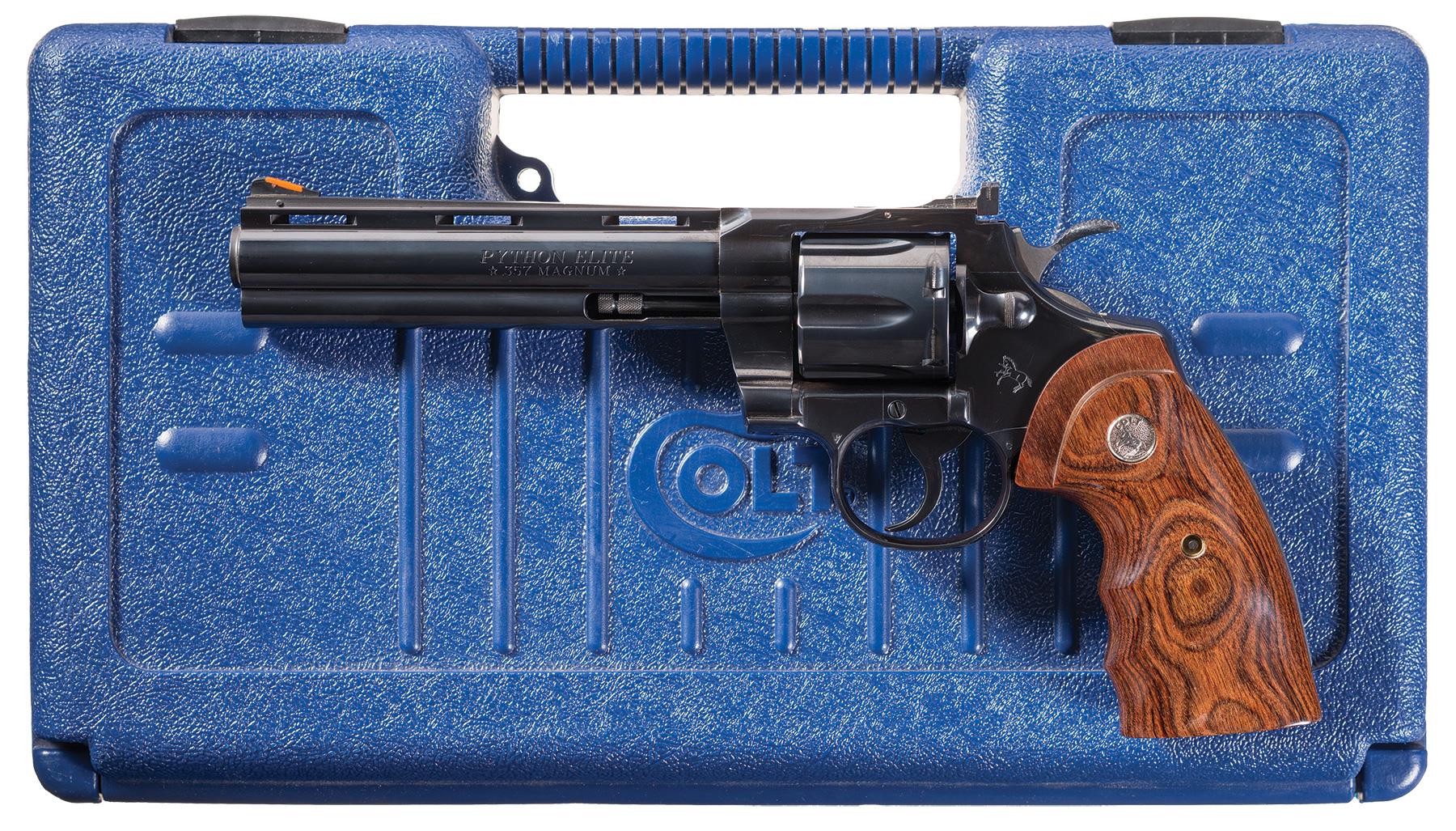 Colt Python Elite Double Action Revolver with Case
