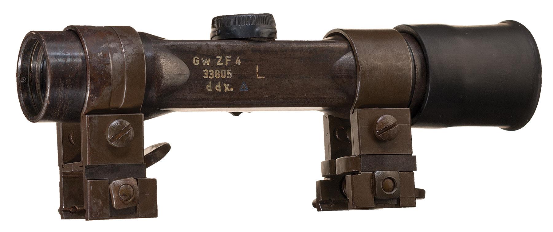 Nazi Voigtlander & Son 'ddx' Code ZF-4 FG42 Style Sniper Scope