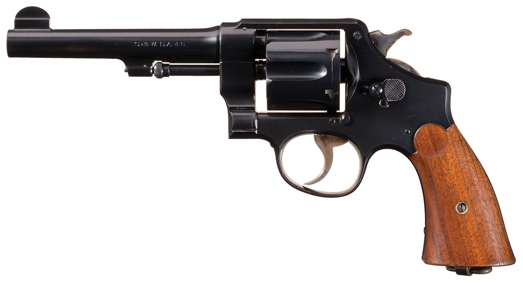 Us Army Smith And Wesson Model 1917 Double Action Revolver