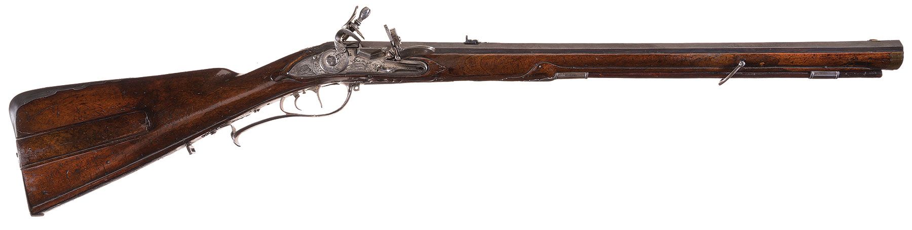 Moravian Flintlock Jaeger Rifle By Mattheus Muck Of Brno