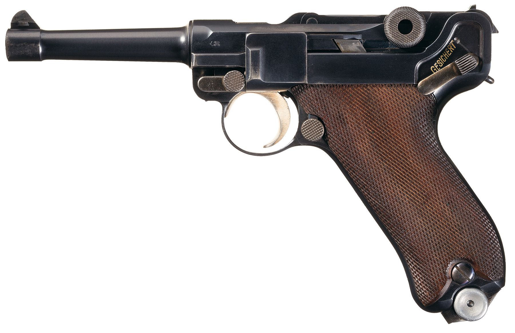 Excellent DWM Model 1908 Commercial Luger Semi-Automatic Pistol