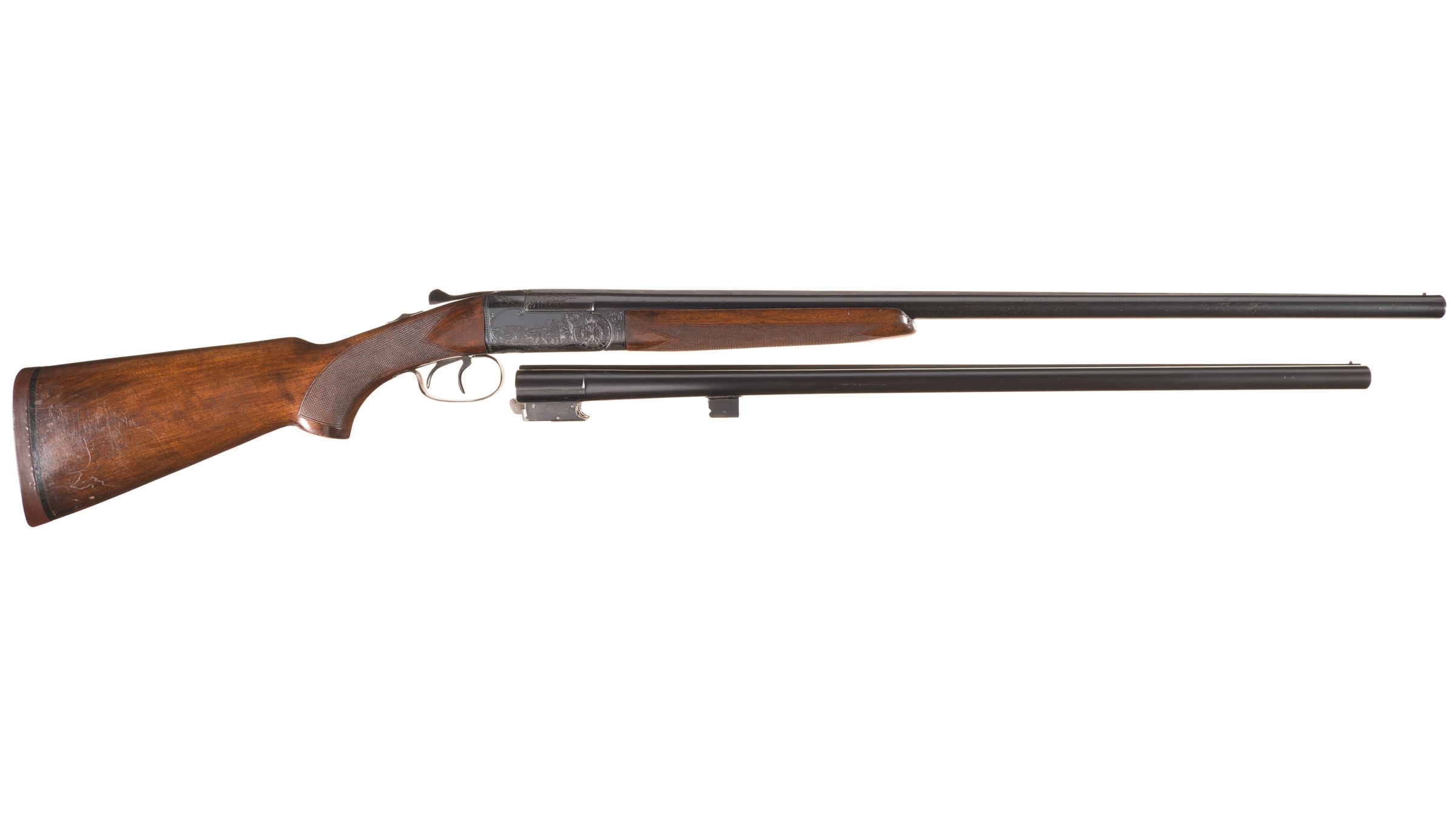 Factory Engraved Winchester Model 24 2Barrel Set 16 GA Shotgun