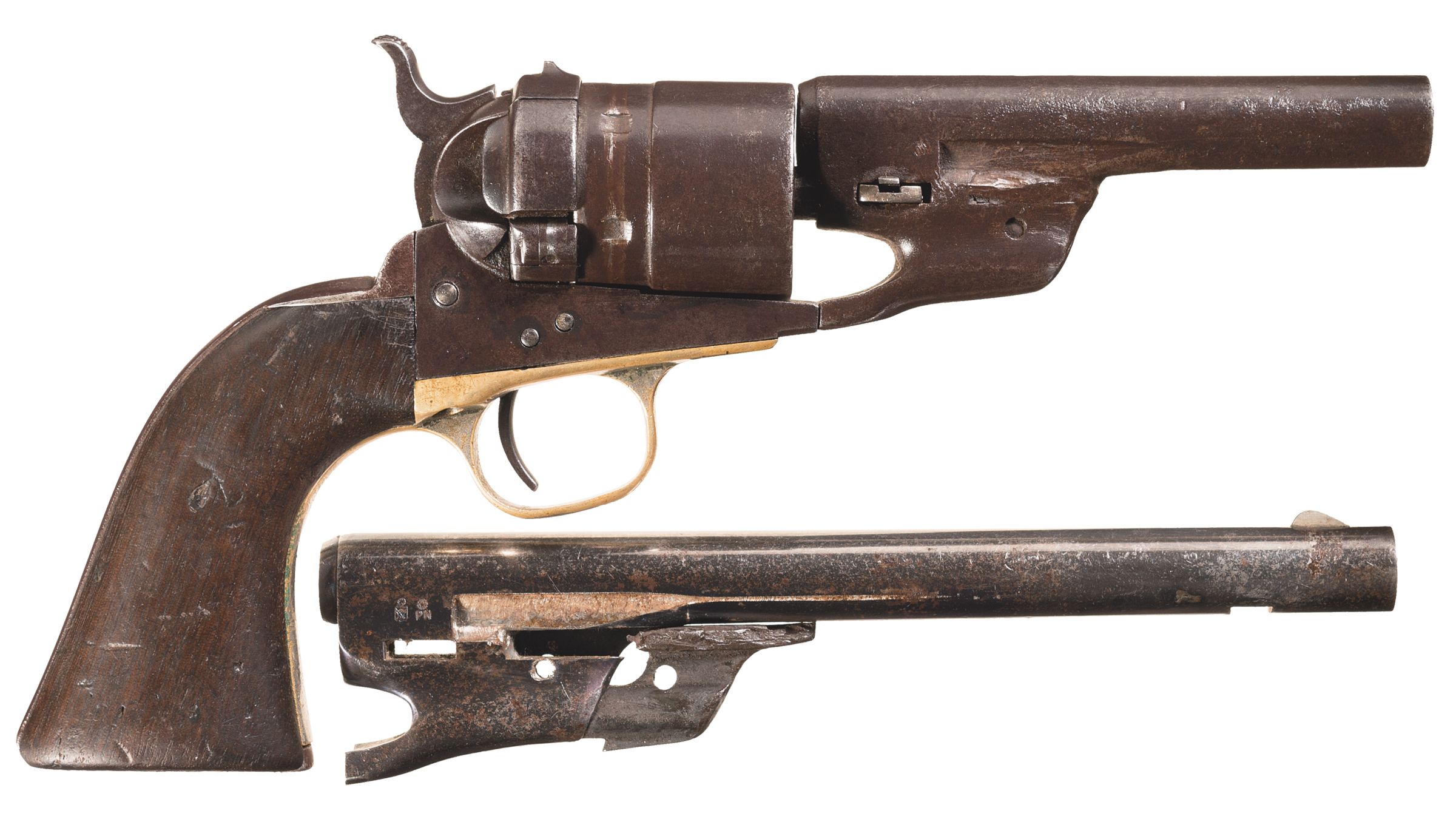 Modified U.S. Colt Model 1860 Army Richards Conversion Revolver