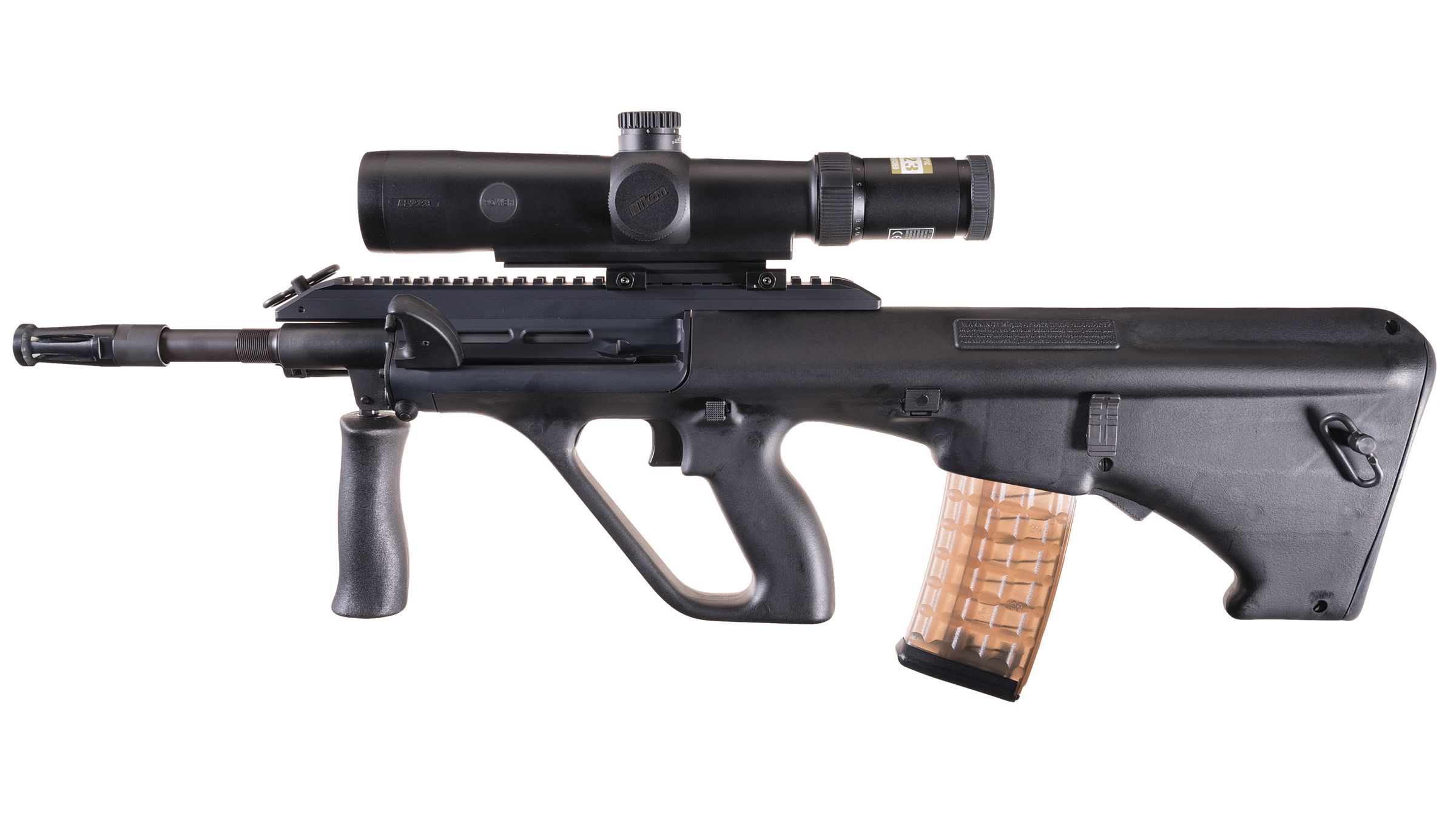 Steyr Aug A3 Bullpup Carbine With Nikon Laser Scope